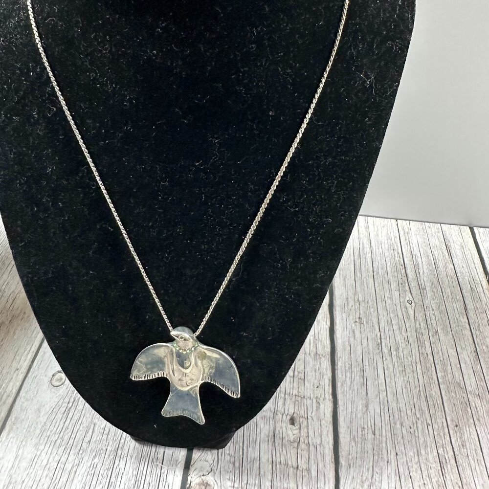 Sterling Silver Bird Necklace